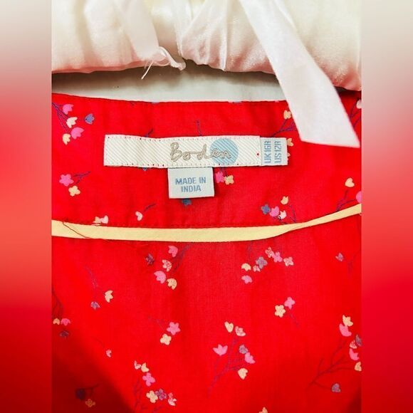 Boden | salmon color floral tank top | size 12 - Picture 2 of 5